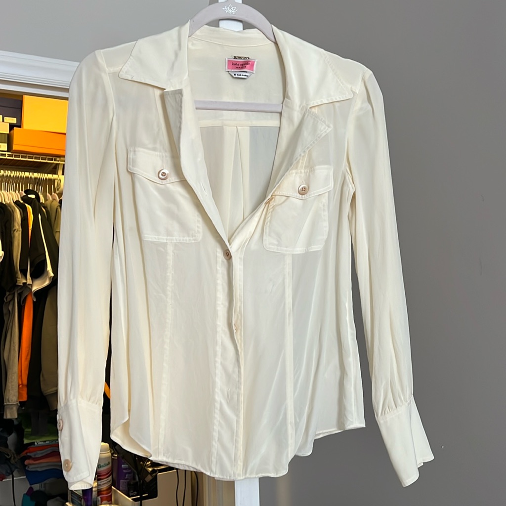 Kate Spade Button Down Blouse Good Condition